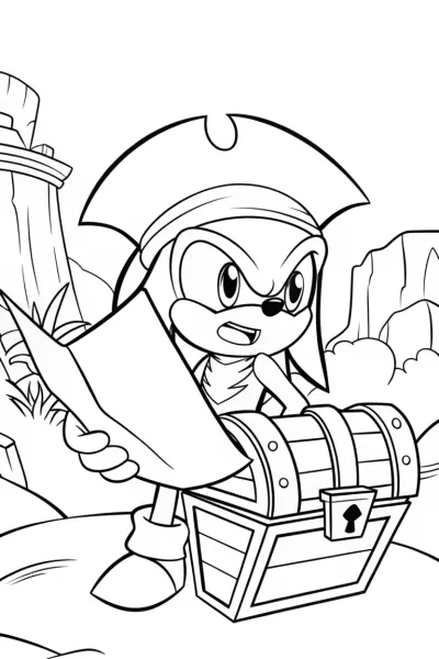Sonic’s treasure map adventure