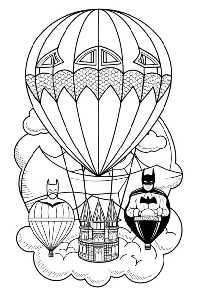Batman balloon race