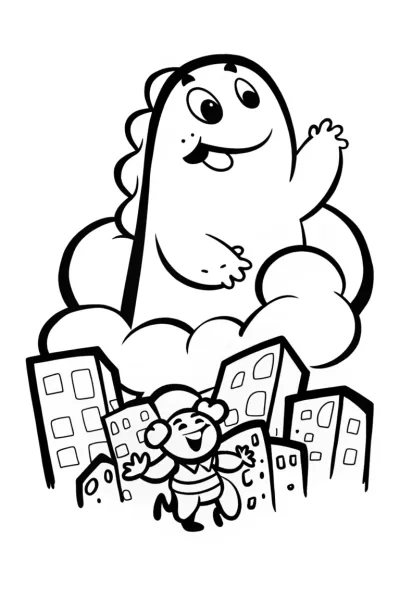 Godzilla’s Fun Day in the City