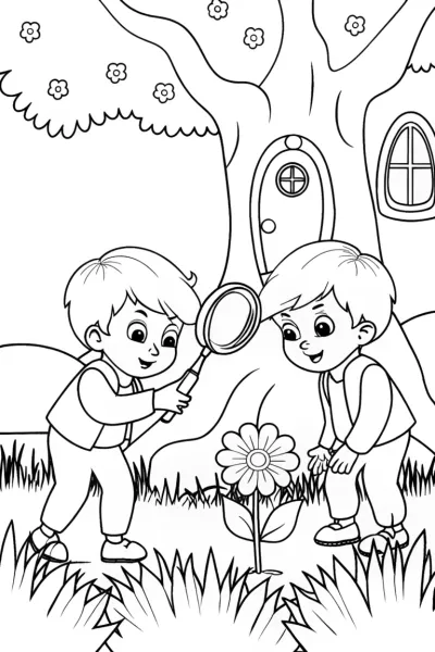 Springtime Adventures in a Magical Garden