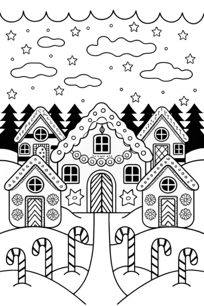Whimsical Gingerbread Village Adventure