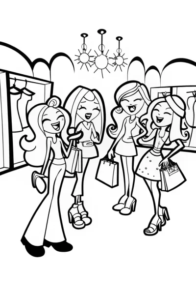 Bratz Fashionistas Shopping Fun at the Boutique!