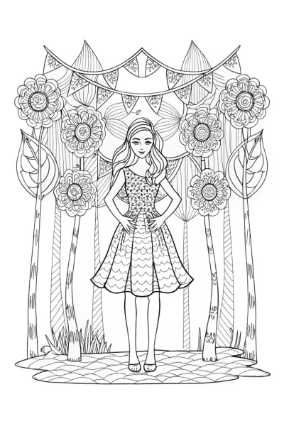 Barbie at the magical music festival