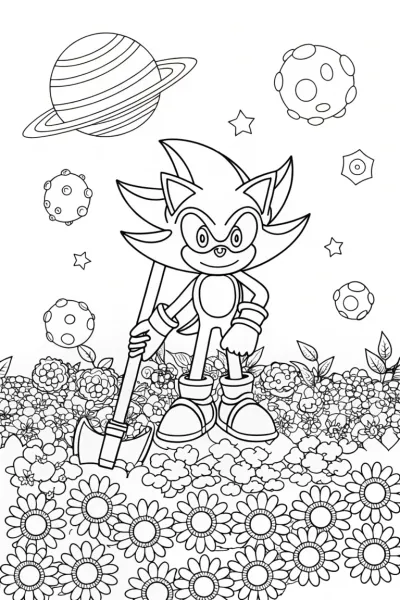 Super Sonic gardening in space