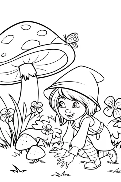 Strawberry Shortcake’s Berry Treasure Hunt Coloring Page