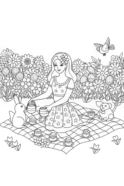 Barbie’s Enchanted Garden Tea Party Adventure