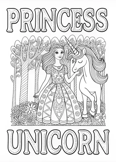 Princess and Her Magical Unicorn Adventure