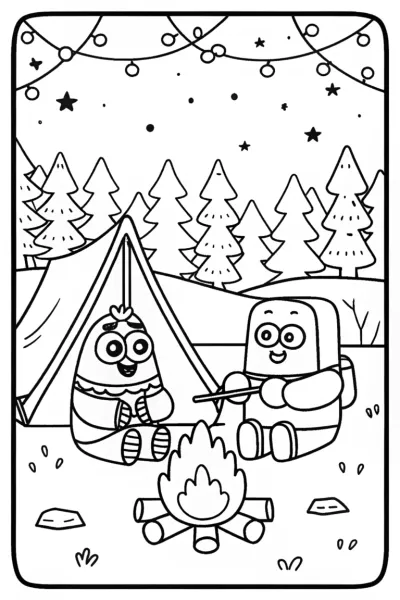 Bluey and Bingo’s Fun Camping Adventure