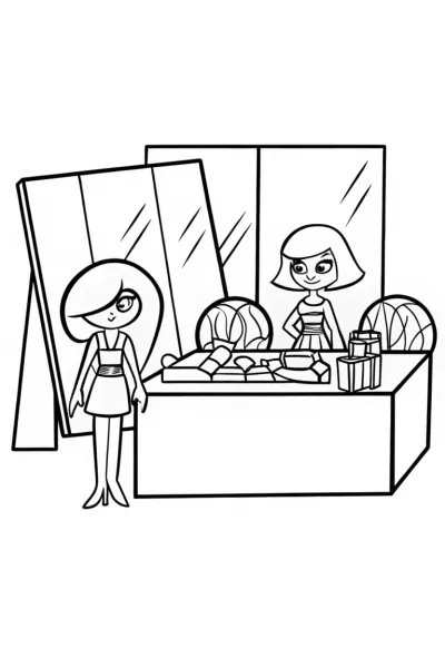 Bratz dolls in a fashion lab