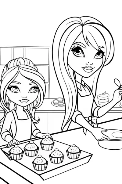 Bratz dolls bakery competition