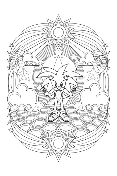 Super Sonic’s dance-off with clouds