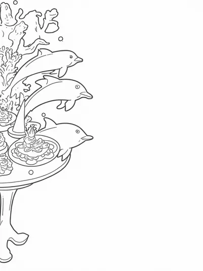 Dolphins celebrating Thanksgiving