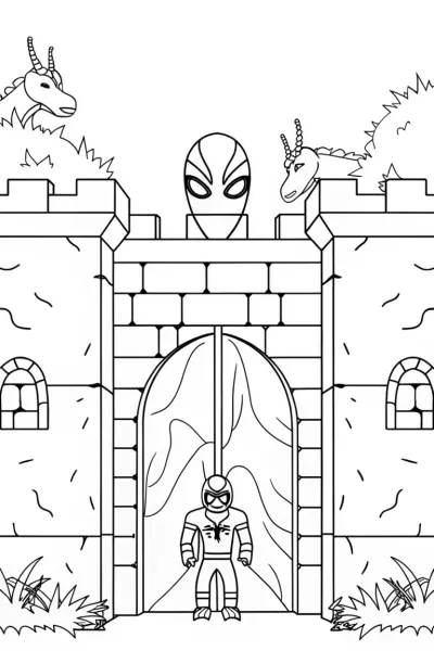 Venom guarding the forgotten zoo