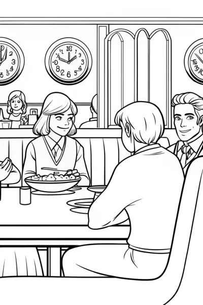 Thanksgiving time warp at the diner