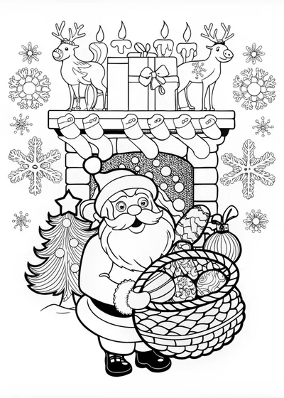 Santa Claus Coloring Page