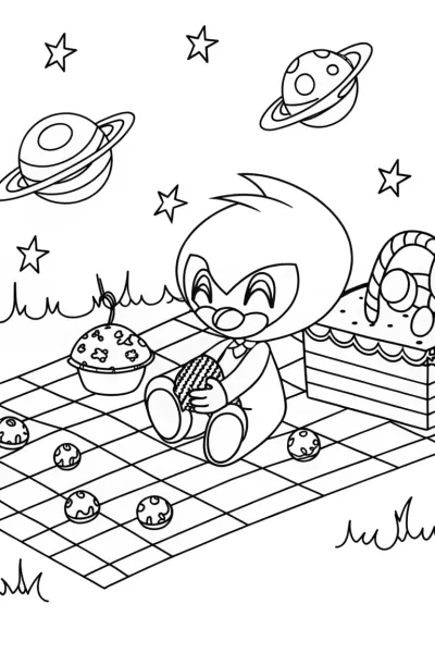 Super Sonic’s galactic picnic