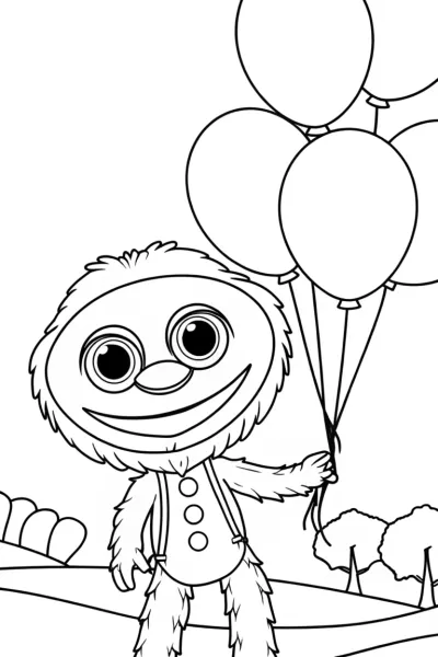 Huggy Wuggy’s balloon adventure
