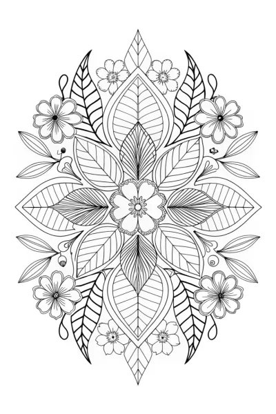 Nature harmony mandala