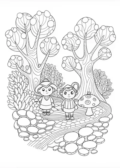 Tweedledee and Tweedledum’s Playful Adventure