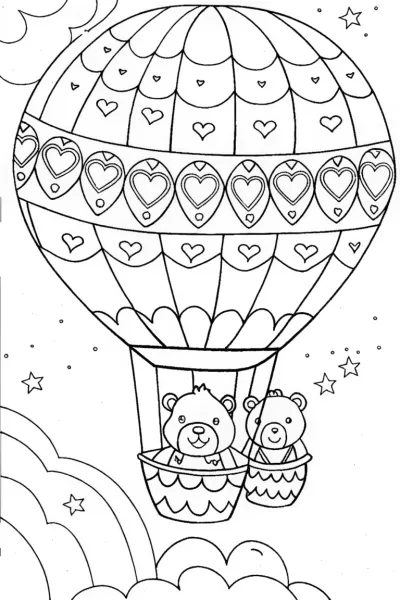 Care Bears in Colorful Balloon Bliss