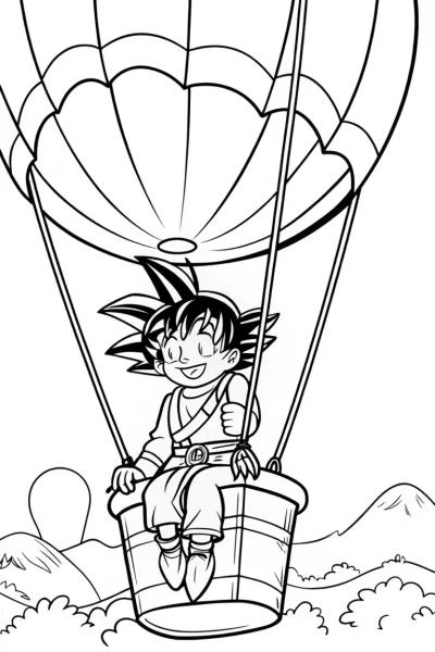 Goku’s balloon ride
