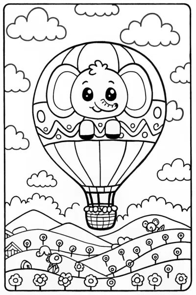 Huggy Wuggy in the Balloon Sky Quest