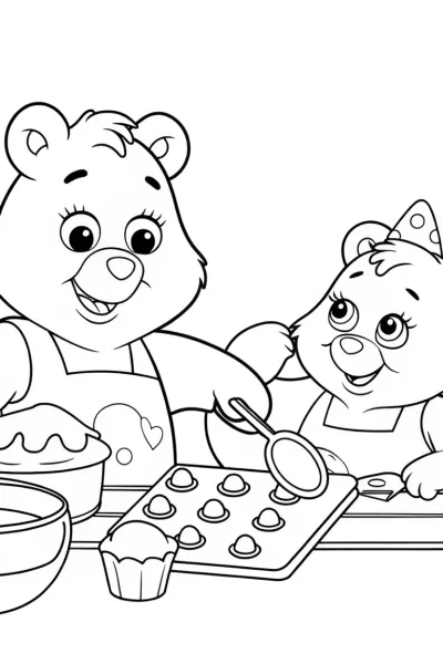 Care Bears baking adventure