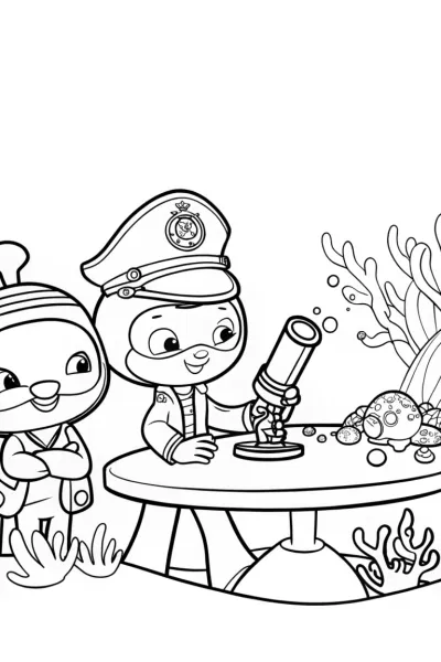 Octonauts Underwater Science Adventure Coloring Page