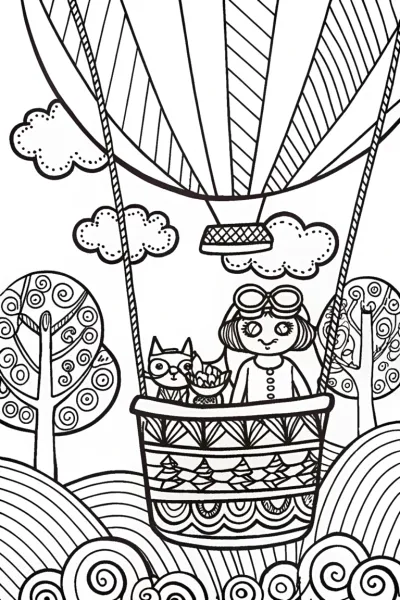 Gabby’s Cat-Powered Hot Air Balloon Adventure