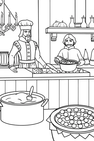 Thanksgiving time-traveling kitchen