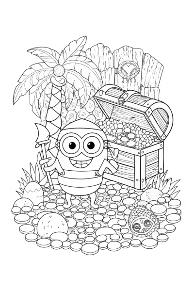 Minion treasure hunting