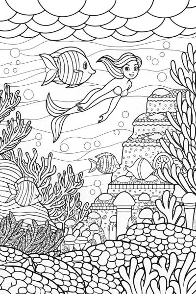 Jasmine underwater adventure