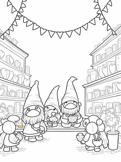 Love gnomes making gifts